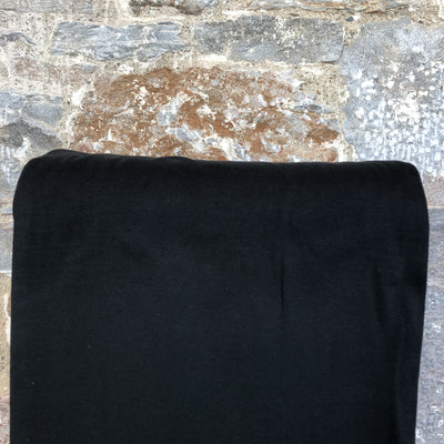 Jersey Ribbing GOTS fabric - Black