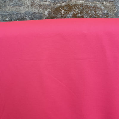 Neon Pink French Terry Fabric