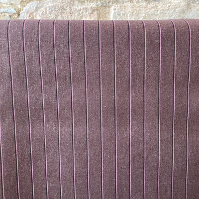 Purple Raisin Lines Linen Viscose Fabric By See You At SixPurple Raisin Lines Linen Viscose Fabric By See You At Six