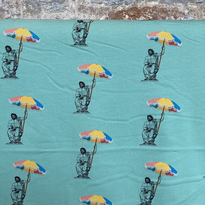 'Zeus Needs Shade' French Terry Fabric By See You At Six
