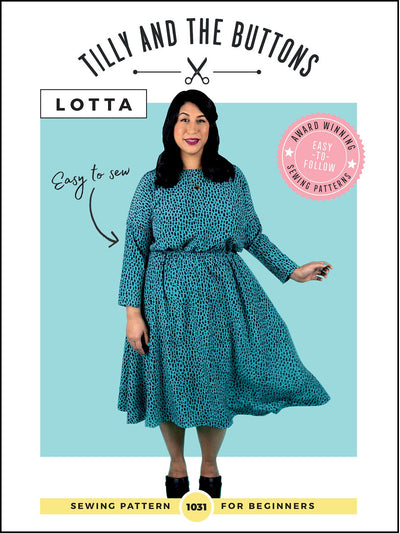 Lotta Dress Pattern by Tilly and The Buttons