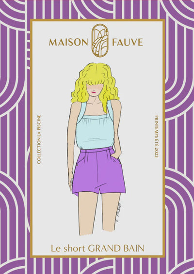 Grand Bain Shorts Pattern by Maison Fauve