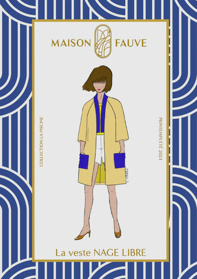 Nagre Libre Jacket Pattern by Maison Fauve