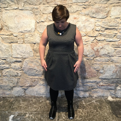 The Belladone Dress by Deer and Doe in a stretch fabric
