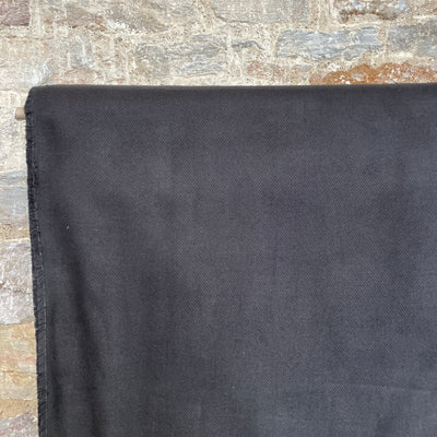 Shetland Flannel Black Fabric by Robert Kaufman