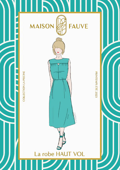 Haut Vol Summer Dress Pattern by Maison Fauve