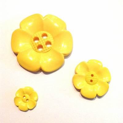 Yellow-flower-button