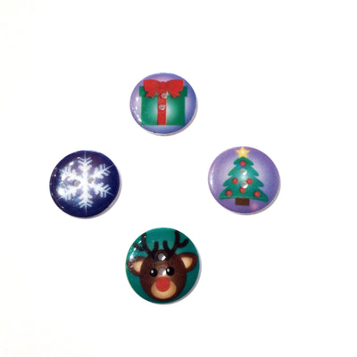 cartoon-Christmas-plastic-buttons