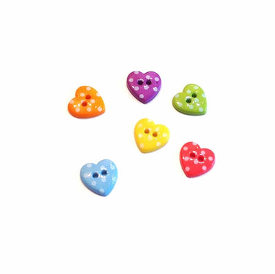 Polka-dot-heart-buttons