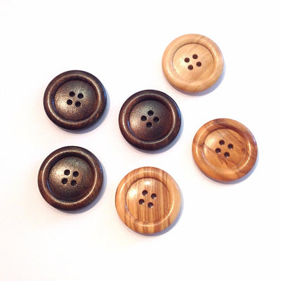 brown-Chunky-wooden-button