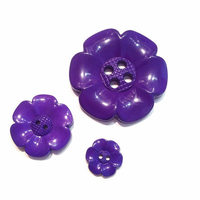 Purple-flower-button