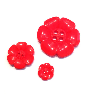 Red-flower-button