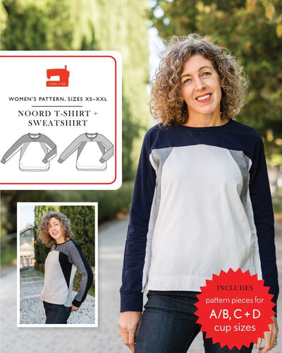 Noord T-shirt & Sweatshirt Pattern by Liesl and Co