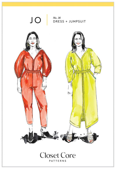 Jo Dress & Jumpsuit Pattern by Closet Core