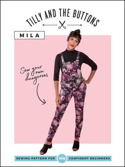 Mila Dungaree's Sewing pattern by Tilly and the Buttons