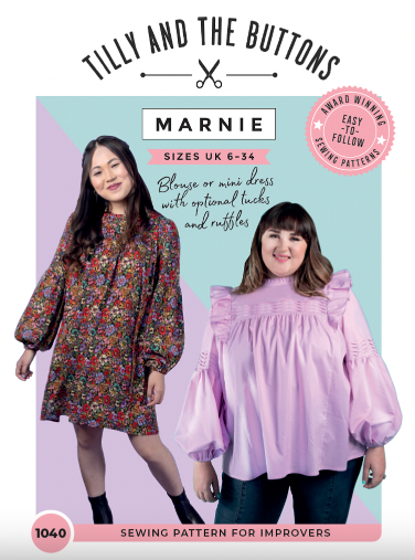 Marnie Blouse and Mini Dress By Tilly And The Buttons