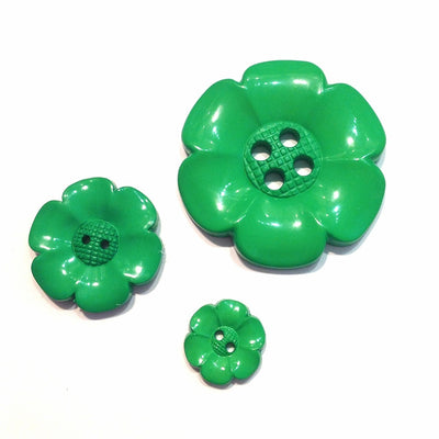 Green-flower-button