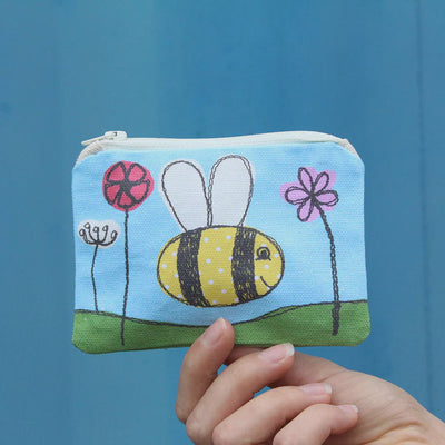 Busy Little Bee Coin Purse Sewing Kit by Poppy Treffry