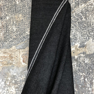 Black Mid Weight Denim Fabric