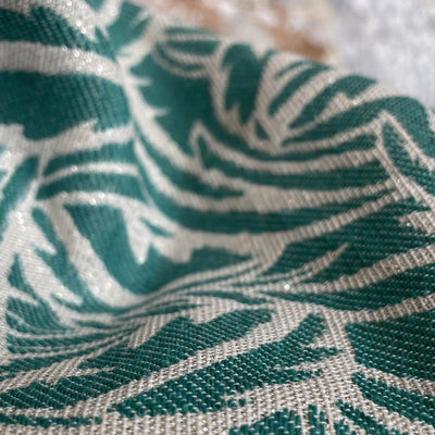 Emerald Green Millefeuille Jacquard Fabric by Studio Walkie Talkie