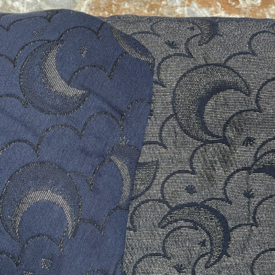 Moon Sapphire Jacquard Fabric by Studio Walkie Talkie