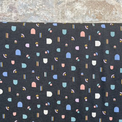 Abstract Shapes Jersey Fabric By Poppy
