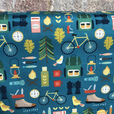 Hobby Outdoors Cotton Fabric by Dashwood Studios