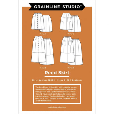 Reed Skirt Pattern Size 0-18 By Grainline Studio