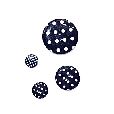 Black-polka-dot-plastic-buttons