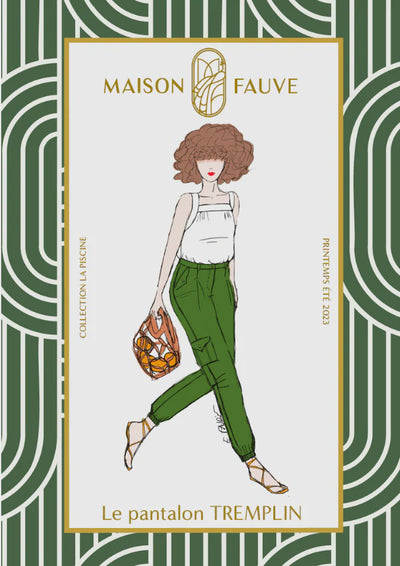 Tremplin Trouser Pattern by Maison Fauve