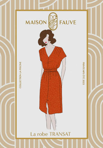 Transat Dress Pattern by Maison Fauve