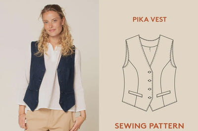 Pika Vest Pattern by Wardrobe by Me